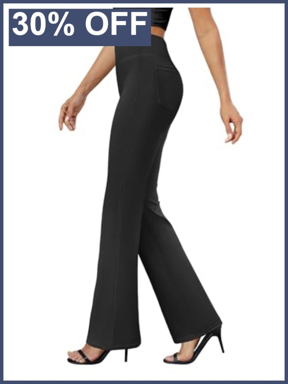 Womens Bootcut Dress Pants Business Casual Work Slacks 4-Way Stretch
